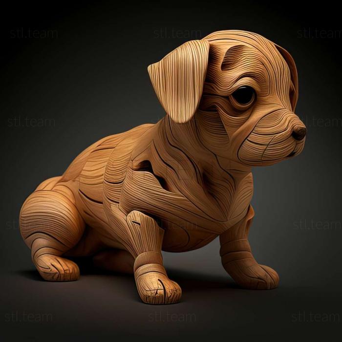 3D модель Собака Доргі (STL)